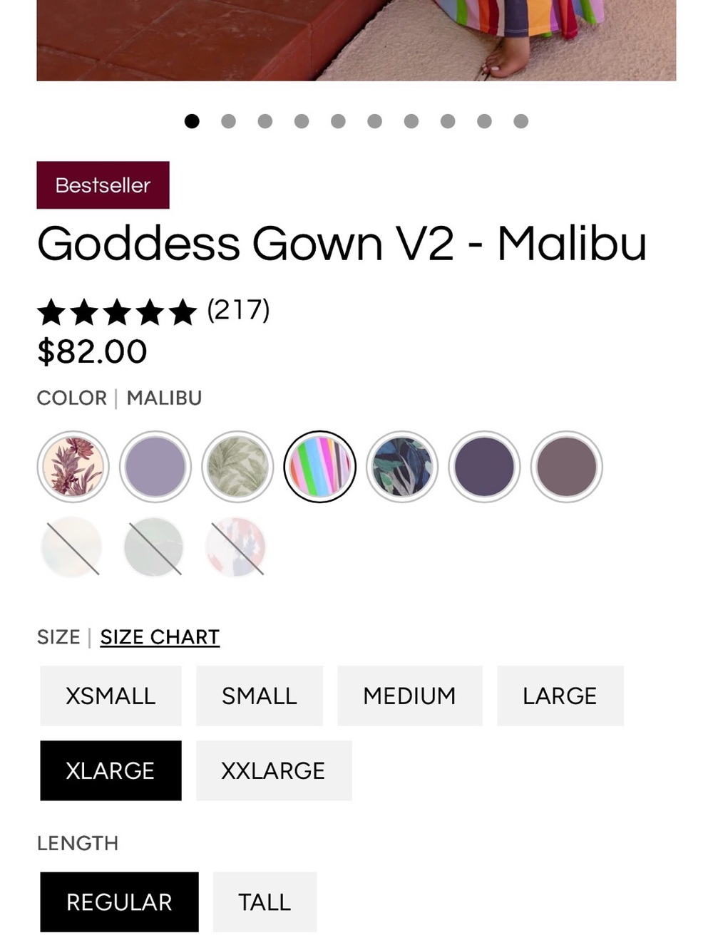 Skivvys Colorful Goddess Dress - Malibu - Picture 5 of 9